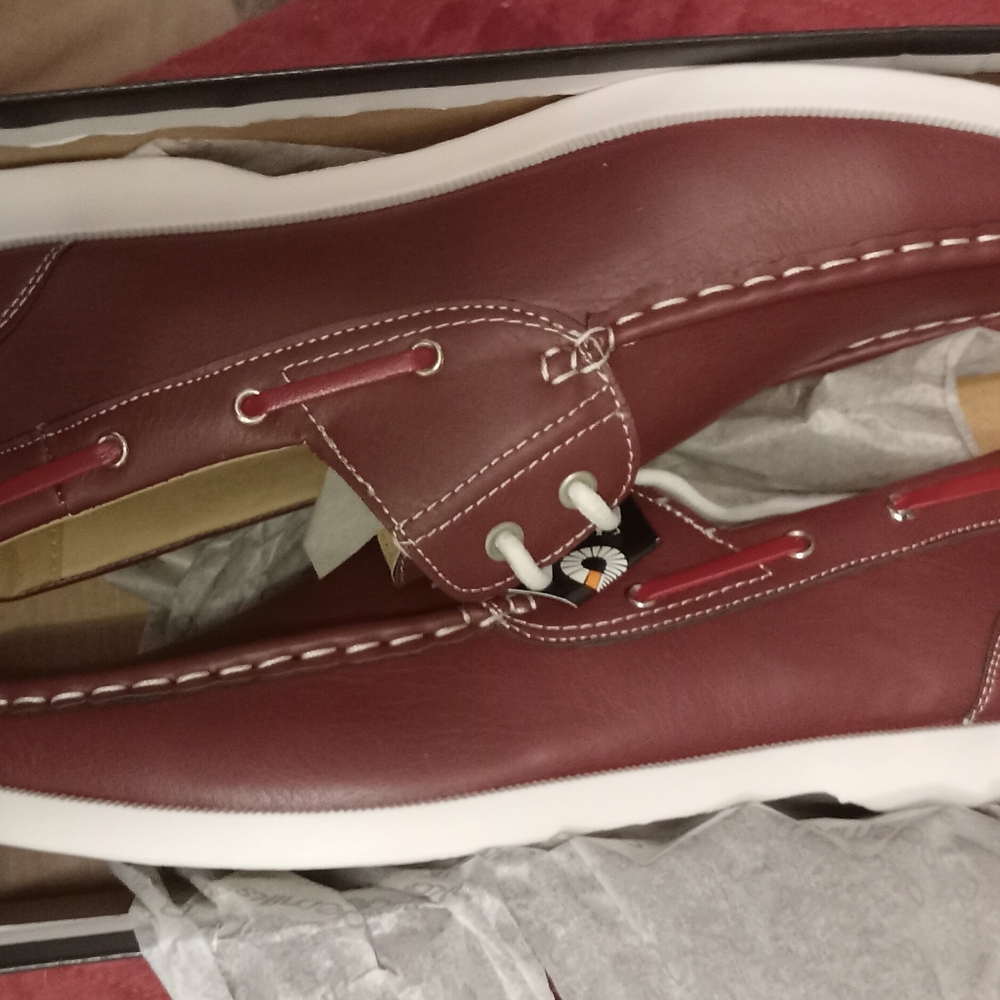 Men's Burgundy Leather Shoes